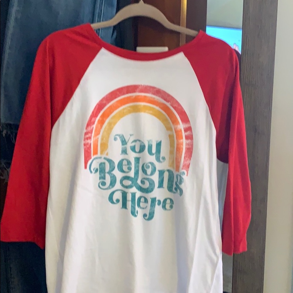 Rachel Hollis baseball tee